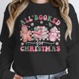 All Booked For Christmas Book Coffee Latte Gingerbread Unisex Sweatshirt All Booked For Christmas Book Coffee Latte Gingerbread Unisex Sweatshirt