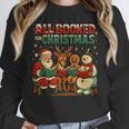 All Booked For Christmas Book Lover Unisex Sweatshirt