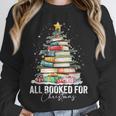 All Booked For Christmas Coquette Books Teacher Xmas Tree Unisex Sweatshirt All Booked For Christmas Coquette Books Teacher Xmas Tree Unisex Sweatshirt