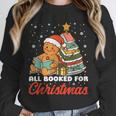 All Booked For Christmas Gingerbread Christmas Tree Book Kid Unisex Sweatshirt All Booked For Christmas Gingerbread Christmas Tree Book Kid Unisex Sweatshirt