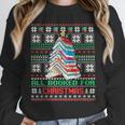 All Booked For Christmas Tree Book Ugly Christmas Sweatshirt Unisex Sweatshirt All Booked For Christmas Tree Book Ugly Christmas Sweatshirt Unisex Sweatshirt