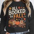 All Booked For Fall Pumpkin Books Thanksgiving Autumn Leaves Unisex Sweatshirt All Booked For Fall Pumpkin Books Thanksgiving Autumn Leaves Unisex Sweatshirt