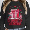 All Booked For Valentines Book Lovers Teacher Valentines Unisex Sweatshirt