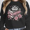 All Booked For Valentine's Coquette Bow Books Teacher Girly Unisex Sweatshirt All Booked For Valentine's Coquette Bow Books Teacher Girly Unisex Sweatshirt