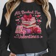 All Booked Valentine's Girly Teacher Coquette Love Unisex Sweatshirt