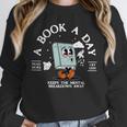 Bookish Mental Health Book A Day Retro Read More Book Unisex Sweatshirt