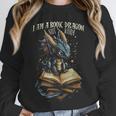 Bookish Quote I Am a Book Dragon Not a Worm Reading Book Unisex Sweatshirt Bookish Quote I Am a Book Dragon Not a Worm Reading Book Unisex Sweatshirt