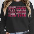 Bookish Romance Tropes Book Club Reader Spicy Book Lover Unisex Sweatshirt