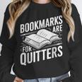 Bookmarks Quote Library Book Reader Unisex Sweatshirt