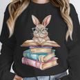 Books Bookworm Reader Book Cute Reading Bunny With Glasses Unisex Sweatshirt Books Bookworm Reader Book Cute Reading Bunny With Glasses Unisex Sweatshirt