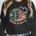 Books And Coffee Book Lover Bookish Green Book Theme Reading Unisex Sweatshirt Books And Coffee Book Lover Bookish Green Book Theme Reading Unisex Sweatshirt