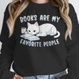 Books Are My Favorite People Cat With Coffee Mug Book Lovers Unisex Sweatshirt Books Are My Favorite People Cat With Coffee Mug Book Lovers Unisex Sweatshirt