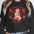 Books Are My Love Language Cupid Reading Book Valentines Day Unisex Sweatshirt