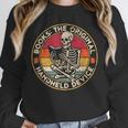 Books The Original Handheld Device Vintage Book Reading Unisex Sweatshirt