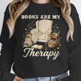 Books Are My Therapy Cozy Reading Chair Artwork Unisex Sweatshirt Books Are My Therapy Cozy Reading Chair Artwork Unisex Sweatshirt
