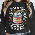 Bookworm Just A Girl Who Loves Books Unisex Sweatshirt Bookworm Just A Girl Who Loves Books Unisex Sweatshirt