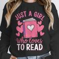 Bookworm Just A Girl Who Loves To Read Unisex Sweatshirt Bookworm Just A Girl Who Loves To Read Unisex Sweatshirt