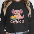 Caffelotl Cute Axolotl Pun Coffee Book Lover Kawaii Humor Unisex Sweatshirt Caffelotl Cute Axolotl Pun Coffee Book Lover Kawaii Humor Unisex Sweatshirt