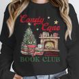 Candy Cane Book Club Holiday Party & Book Exchange Unisex Sweatshirt
