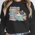 Cat On Books Pets Cats Reading Book Nerd Read Reader Bookcat Unisex Sweatshirt Cat On Books Pets Cats Reading Book Nerd Read Reader Bookcat Unisex Sweatshirt