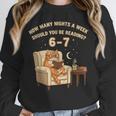 Cat Reading 6-7 Meme English Teacher Book Lover Humor Unisex Sweatshirt Cat Reading 6-7 Meme English Teacher Book Lover Humor Unisex Sweatshirt