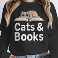 Cats And Books Unisex Sweatshirt
