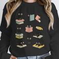 Cats Reading Books Cat Lover Unisex Sweatshirt Cats Reading Books Cat Lover Unisex Sweatshirt
