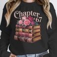 Chapter 67 Floral Book Stack Unisex Sweatshirt