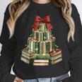 Christmas Book Tree Coquette Bow Xmas Reading Librarian Girl Unisex Sweatshirt Christmas Book Tree Coquette Bow Xmas Reading Librarian Girl Unisex Sweatshirt