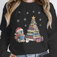 Christmas A Penguin Reading Book Snowflake Cocoa Hot Teacher Unisex Sweatshirt Christmas A Penguin Reading Book Snowflake Cocoa Hot Teacher Unisex Sweatshirt