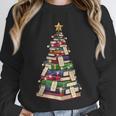 Christmas Tree Of Books For Readers And Librarians Unisex Sweatshirt