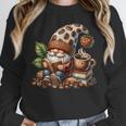 Coffee And Book Reading Accessories For Book Lovers Gnome Unisex Sweatshirt