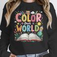 Color Our World Book Reading Program 2026 Summer Unisex Sweatshirt Color Our World Book Reading Program 2026 Summer Unisex Sweatshirt