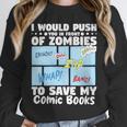 Comics Collecting Book Collector Guide Comics Lover Unisex Sweatshirt