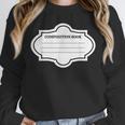 Composition Book Notebook Teacher's Halloween Group Costume Unisex Sweatshirt