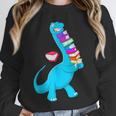 Cool Dinosaur Books Art For Men Women Libarian Book Lover Unisex Sweatshirt