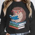 Cool Hedgehog Book Nerd Readers Unisex Sweatshirt
