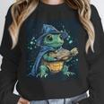 Cool Magical Book With Wizard Turtle For Adults And Kids Unisex Sweatshirt