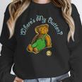 Corduroy Where's My Button Teddy Bear Retro Children's Book Unisex Sweatshirt