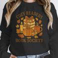 Cozy Readers Book Society Vintage Fall Books & Pumpkin Unisex Sweatshirt Cozy Readers Book Society Vintage Fall Books & Pumpkin Unisex Sweatshirt
