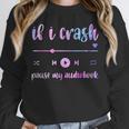 If I Crash Pause My Audiobook Listener Bookish Book Lover Unisex Sweatshirt