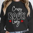 Crazy Book Lady Unisex Sweatshirt
