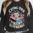 Crying Over Book Boyfriends Unisex Sweatshirt