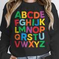 Cute ABCs Shirt Alphabet Colorful Letters Reading Books Kids Unisex Sweatshirt