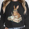 Cute Bunny Reading Book Glasses Bookworm Unisex Sweatshirt Cute Bunny Reading Book Glasses Bookworm Unisex Sweatshirt