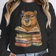 Cute Capybara Reading Books Animal Capybara Bookworms Unisex Sweatshirt Cute Capybara Reading Books Animal Capybara Bookworms Unisex Sweatshirt