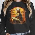 Cute Corgi Dog In Japanese Kimono With Book Men Women Girls Kids Unisex Sweatshirt Cute Corgi Dog In Japanese Kimono With Book Men Women Girls Kids Unisex Sweatshirt