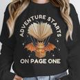 Cute Dragon Book Hot Air Balloon Adventure Fantasy Reading Unisex Sweatshirt Cute Dragon Book Hot Air Balloon Adventure Fantasy Reading Unisex Sweatshirt