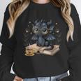 Cute Dragon Books Flower Bookworm Book Lover Unisex Sweatshirt