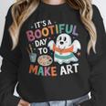 Cute Ghost Book Halloween Spooky Boo School Art Teacher Unisex Sweatshirt Cute Ghost Book Halloween Spooky Boo School Art Teacher Unisex Sweatshirt